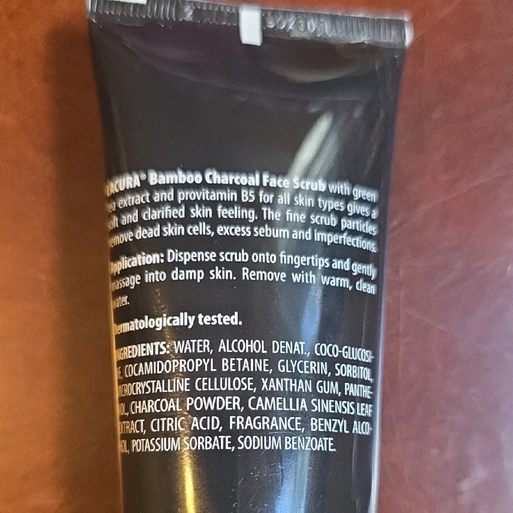 Charcoal Face Scrub - Black